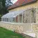 Serre à l'ancienne CHAMBORD largeur 2.80 m sur muret