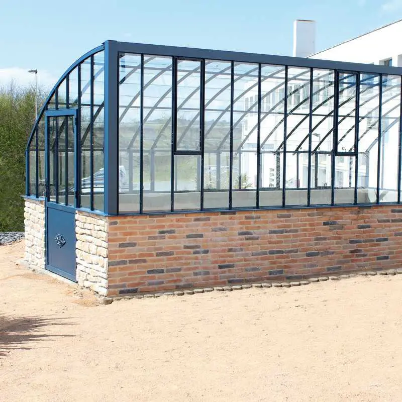 Serre à l'ancienne VERSAILLES largeur 2.80 m sur muret