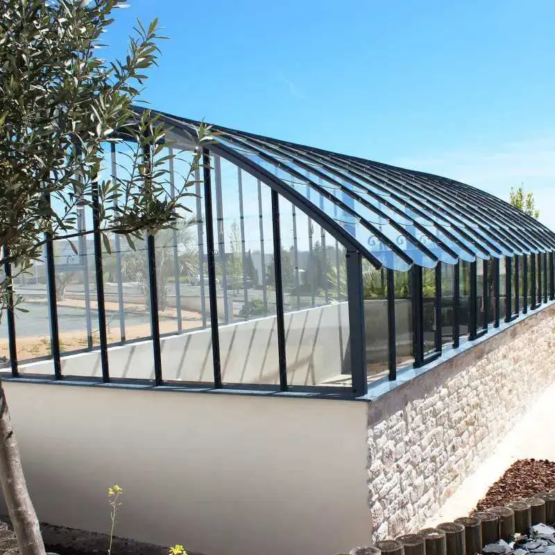 Serre à l'ancienne VERSAILLES largeur 2.80 m sur muret