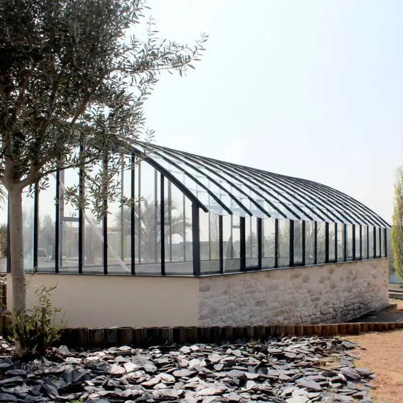 Serre à l'ancienne VERSAILLES largeur 2.80 m sur muret