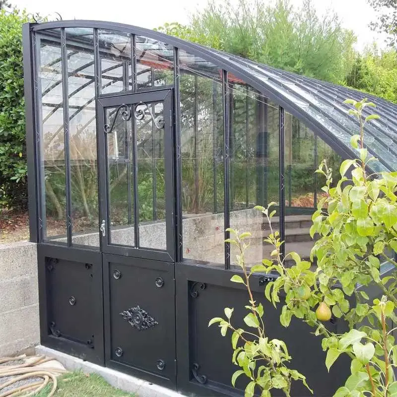 Serre à l'ancienne VERSAILLES largeur 2.80 m sur embase aluminium