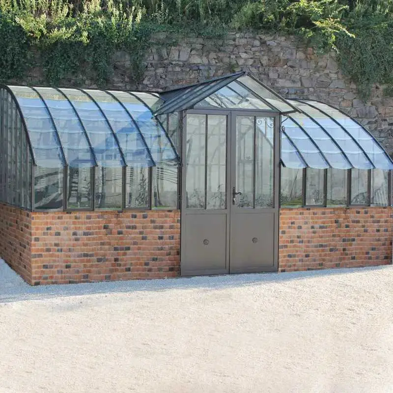 Serre à l'ancienne MIRABEAU largeur 2.80 m sur muret