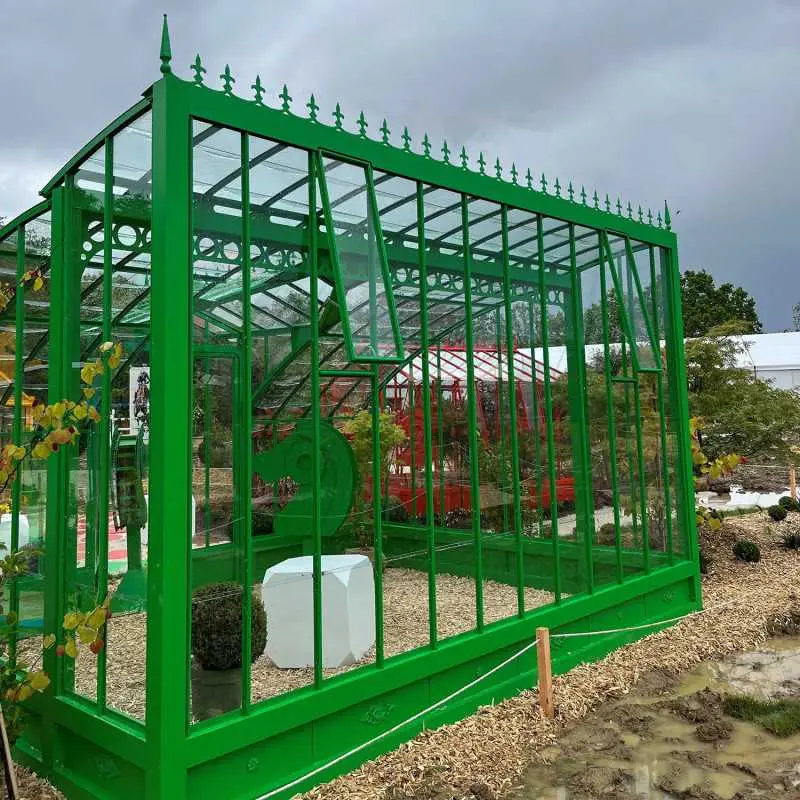 Serre à l'ancienne MIRABEAU largeur 3.70 m sur embase aluminium