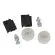 Kit de 2 roulettes et 2 guides de porte NATURA