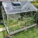 Serre de jardin LAMS Allium 4,90 m², coloris aluminium naturel, verre trempé 3 mm