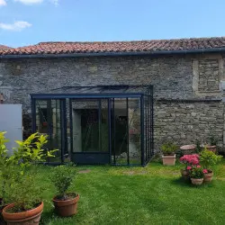 Serre LUXIA Rétro adossée largeur 1,58 m
