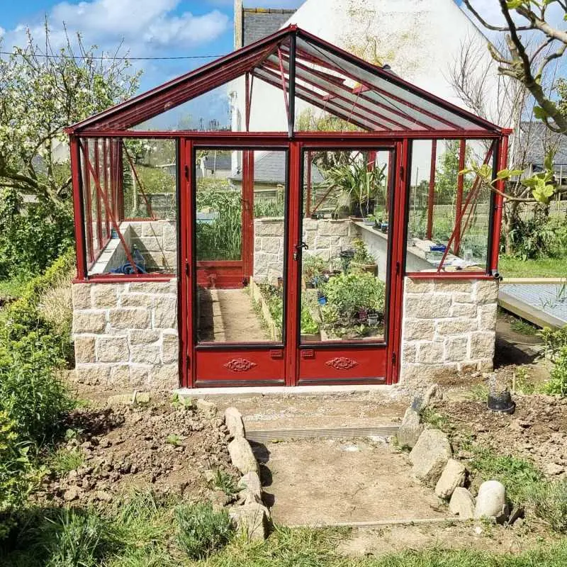 Serre LUXIA Sur Muret Largeur 3.09 m