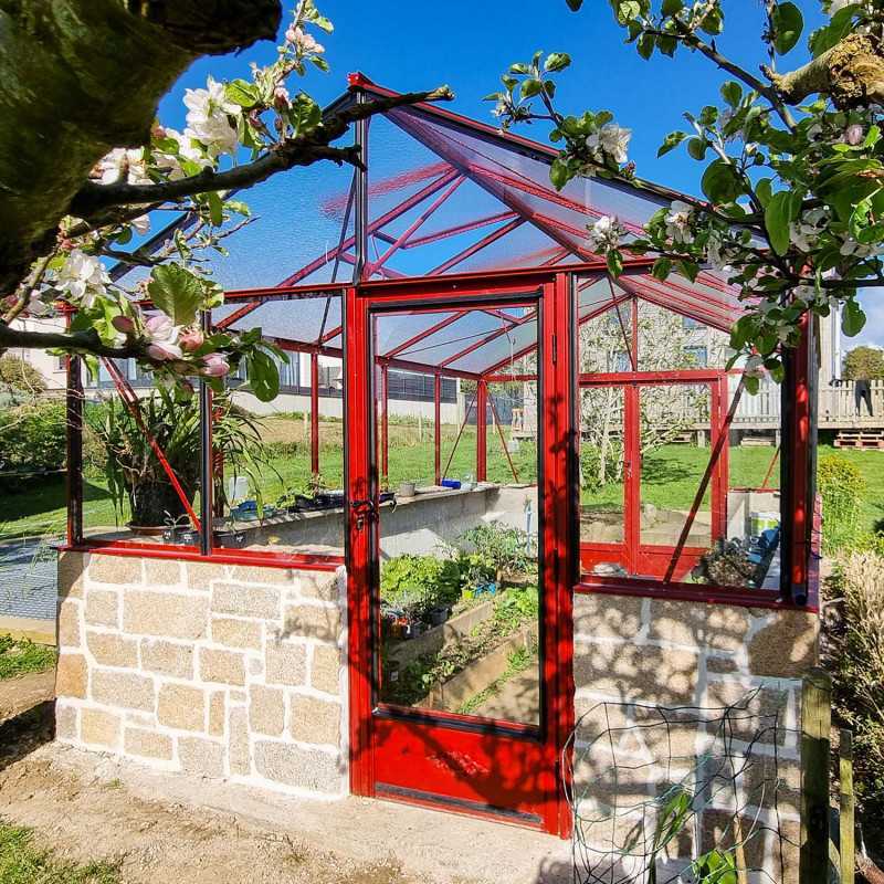 Serre LUXIA Sur Muret Largeur 3.09 m