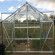 Serre de jardin LAMS Laurus 8,10 m², coloris aluminium naturel, verre trempé 3 mm