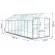 Schéma serre de jardin LAMS Laurus 12,90 m², verre trempé 3 mm
