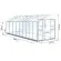 Schéma serre de jardin LAMS Laurus 14,40 m², verre trempé 3 mm