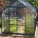 Serre de jardin LAMS Aloé 9,70 m², coloris vert, verre trempé 3 mm