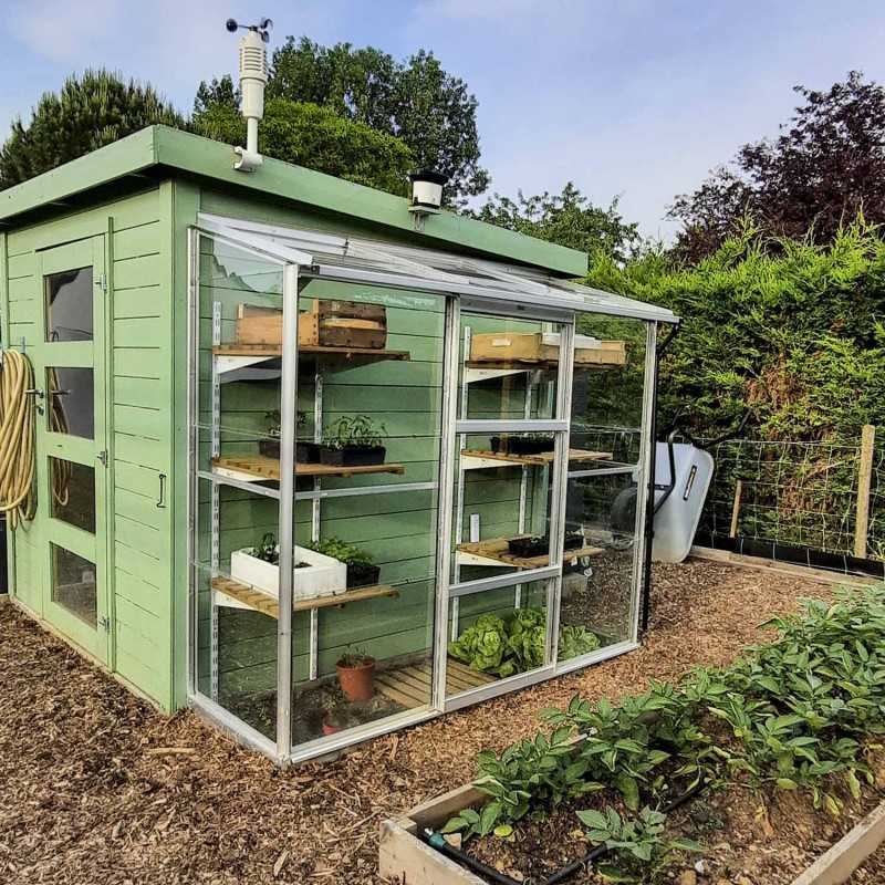 Serre adossée MÉLISSA 1,30 m²