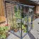 Serre de jardin LAMS Mélissa 1,70 m², coloris gris anthracite, verre trempé 3 mm
