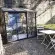 Serre de jardin LAMS Mélissa 2,50 m², coloris gris anthracite, verre trempé 3 mm