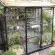 Serre de jardin LAMS Mélissa 2,50 m², coloris gris anthracite, verre trempé 3 mm