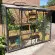 Serre de jardin LAMS Mélissa 3,30 m², coloris gris anthracite, verre trempé 3 mm