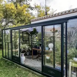 Serre LUXIA Rétro adossée largeur 3,06 m