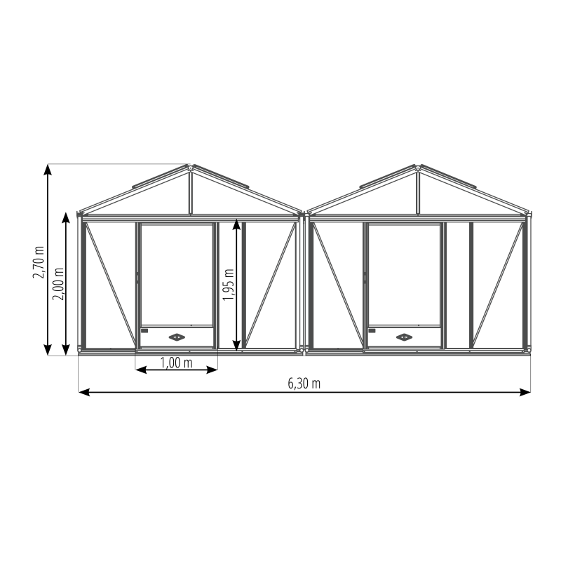 Serre SUPRA 2 chapelles