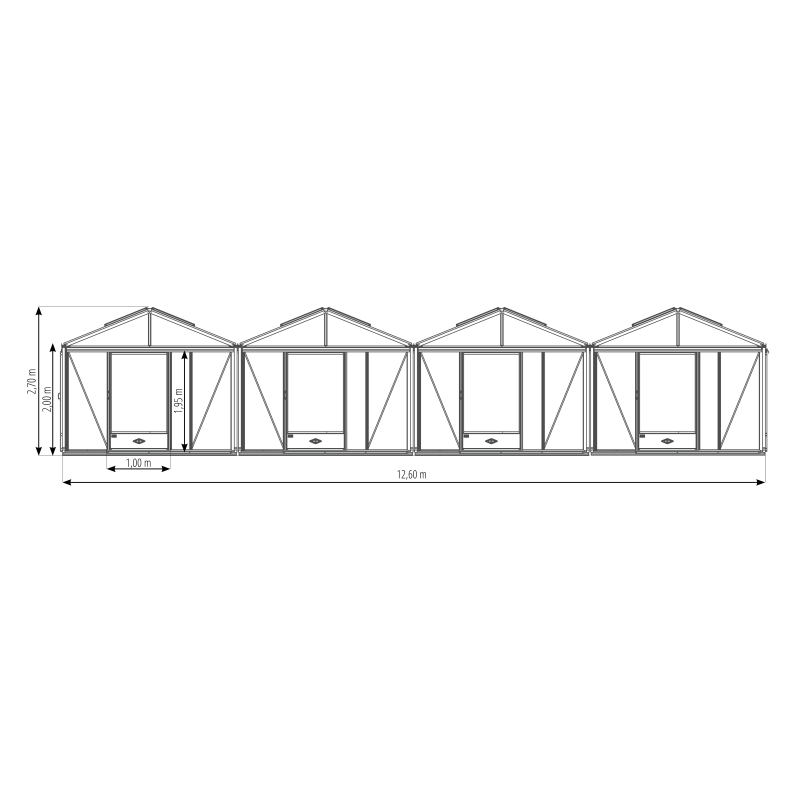 Serre SUPRA 4 chapelles