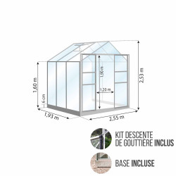 Serre LAURUS 4,90 m²