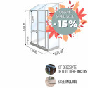 Serre adossée MÉLISSA 0,90 m²