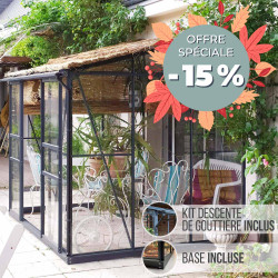 Serre adossée MÉLISSA 4,90 m²