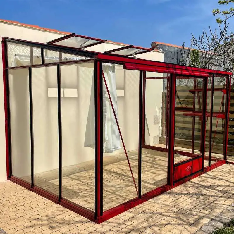 Serre LUXIA Adossée largeur 2,32 m