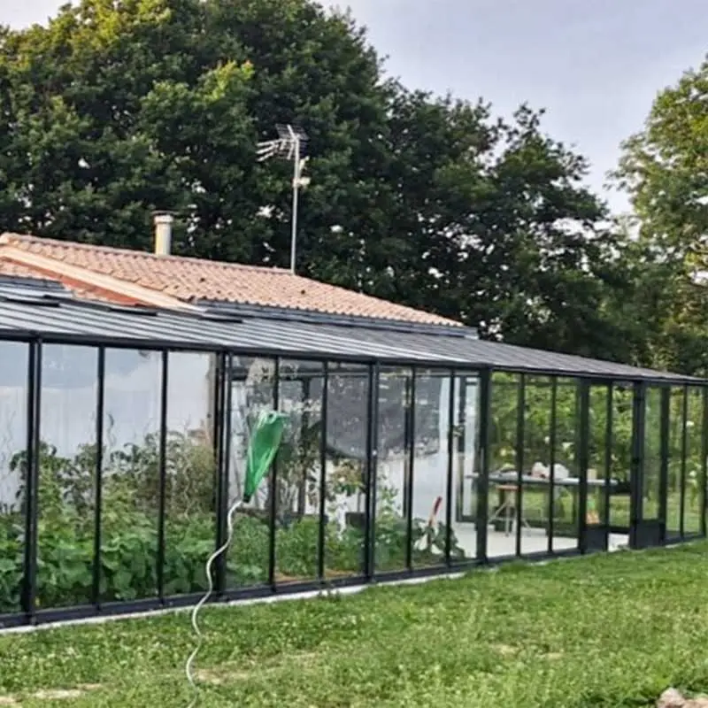 Serre LUXIA adossée largeur 3,06 m