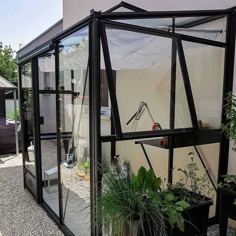 Serre LUXIA adossée largeur 1,58 m