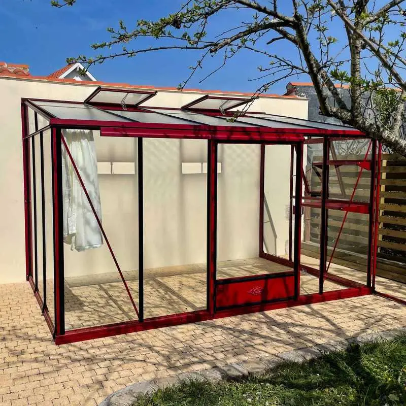 Serre LUXIA Adossée largeur 2,32 m