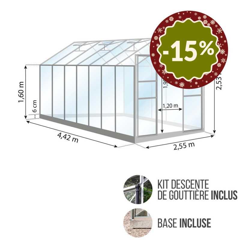 Serre LAURUS 11,30 m²