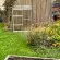 Serre de jardin LAMS Mélissa 0,90 m², coloris aluminium naturel, verre trempé 3 mm