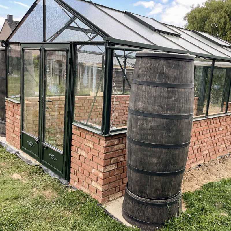 Serre LUXIA sur muret largeur 3,09 m