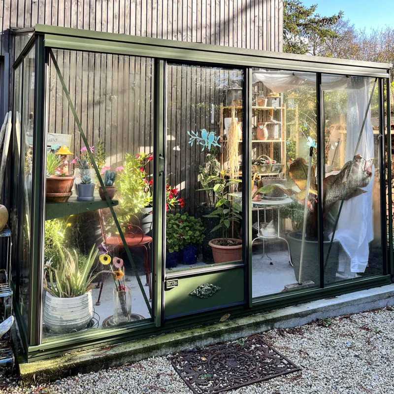 Serre LUXIA adossée largeur 1,58 m