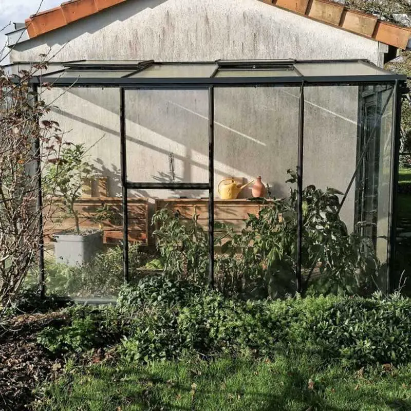 Serre LUXIA adossée largeur 1,58 m