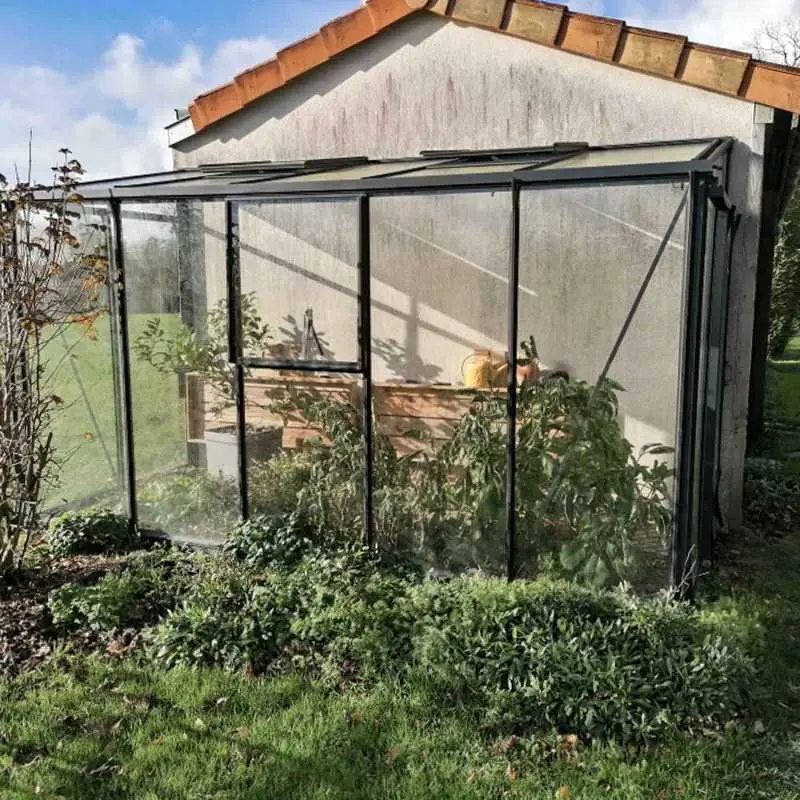 Serre LUXIA adossée largeur 1,58 m