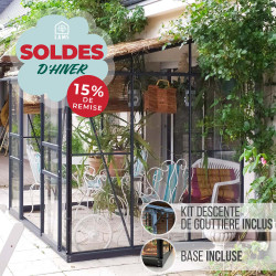 Serre adossée MÉLISSA 4,90 m²