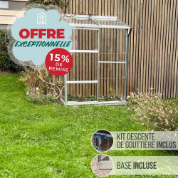 Serre adossée MÉLISSA 0,90 m²