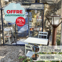 Serre adossée MÉLISSA 2,50 m²