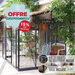 Serre adossée MÉLISSA 4,90 m²