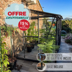 Serre adossée MÉLISSA 7,20 m²