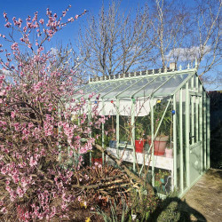 Serre AUTHENTIQUE largeur 2,75 m sur base aluminium