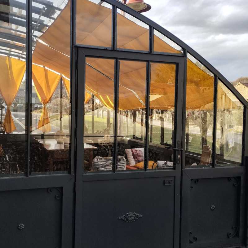 Serre CHAMBORD largeur 2,80 m sur embase aluminium