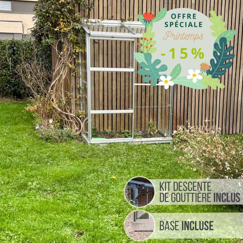 Serre adossée MÉLISSA 0,90 m²