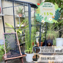 Serre adossée MÉLISSA 1,70 m²