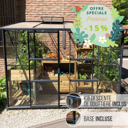 Serre adossée MÉLISSA 3,30 m²