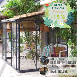 Serre adossée MÉLISSA 4,90 m²