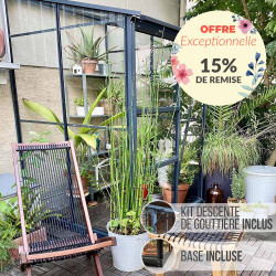 Serre adossée MÉLISSA 1,70 m²