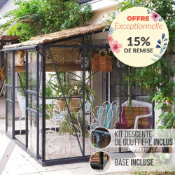 Serre adossée MÉLISSA 4,90 m²